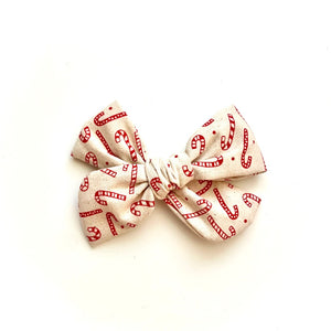Christmas - Candy Cane Bow